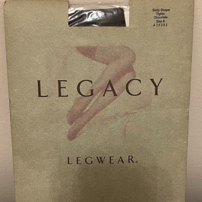 Legacy Legwear Body Shaper Tights Chocolate Size B A35392 QVC Brand New